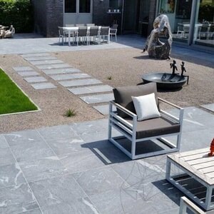 Sinterized Stone L'ALTRA PIETRA Colosseo Grigioni, 60 X 60 X 2 cm, R11 - Non-Slip for outdoor use
