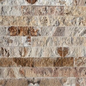 Riad Multicolor Splitface Travertine, 20 x 5 x 2 cm