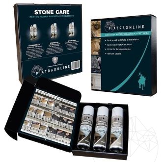 LTP Stone Care Kit - All in one care kit for stone fireplaces and worktops (cleans, seals and maintains)