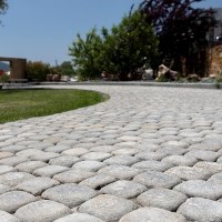 Kavala Tumbled Slate Cobblestone, 10 x 10 x 3-5 cm