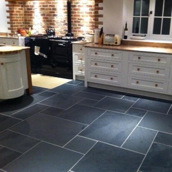Nero Riven Slate French Pattern Set, 1 cm