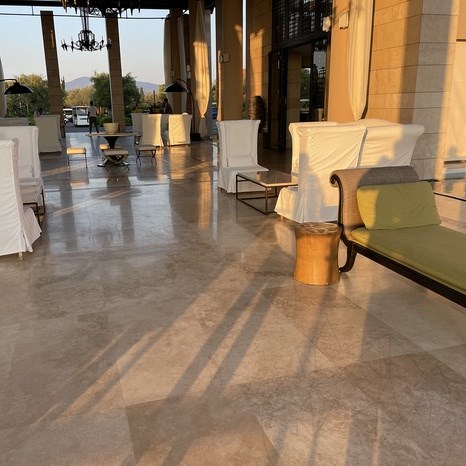Classic PREMIUM Cross Cut Honed Travertine 122 x 61 x 1.2 cm