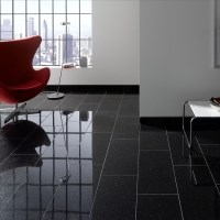 Black Galaxy Polished Granite 61 x 30.5 x 1 cm (Beveled 4 edges)