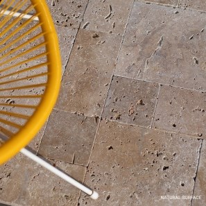 Noce Cross Cut Tumbled Travertine Mini French Pattern Set 3 cm - Commercial