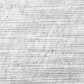 Carrara White Flute Design Slab Marble 2CM