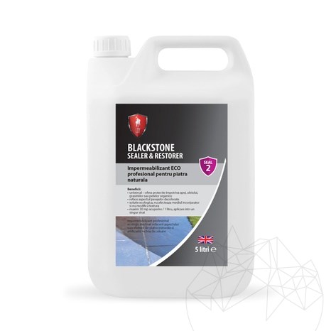 LTP Profesional BLACKSTONE, ecological waterproofing agent for the restoration of exterior cladding, for natural stone, 5 L