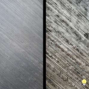 Translucent Flexible Slate SKIN 2mm - Black Line, 280 x 125 cm | Ambient Lighting, Indoor & Outdoor