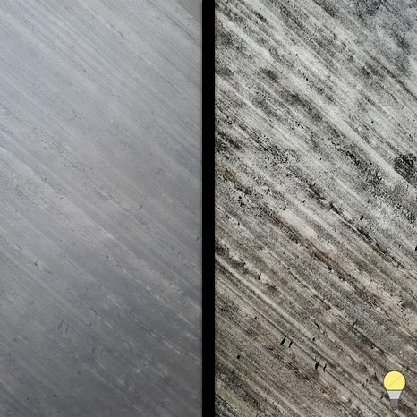 Translucent Flexible Slate SKIN 2mm - Black Line, 122x61 cm | Ambient Lighting, Indoor & Outdoor
