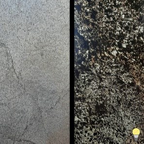 Translucent Flexible Slate SKIN 2mm - Silver Shine Gold, 280 x 125 cm | Ambient Lighting, Indoor & Outdoor