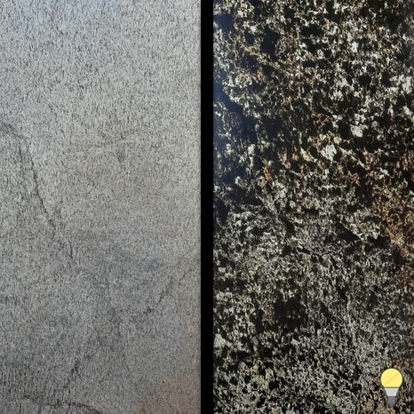 Translucent Flexible Slate SKIN 2mm - Silver Shine Gold, 280 x 125 cm | Ambient Lighting, Indoor & Outdoor