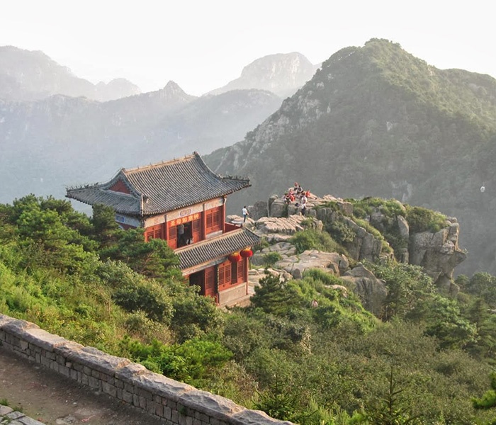Mount Taishan of the Five Sacred Mountains of China