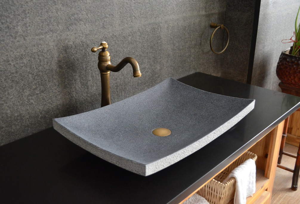 Discover the amazing collection of natural stone bathroom sinks